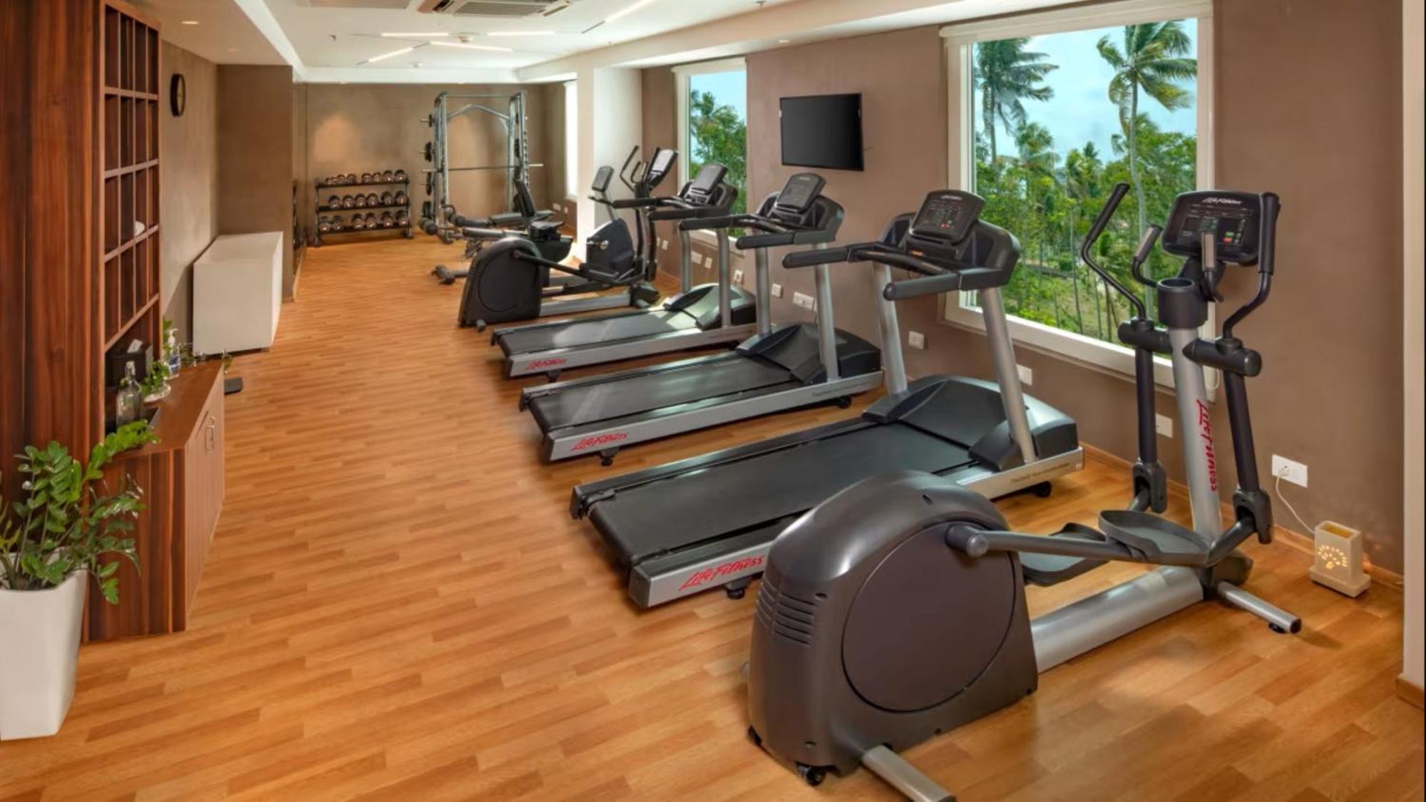 O By Tamara, Trivandrum Thiruvananthapuram Eksteriør bilde The gym at the hotel